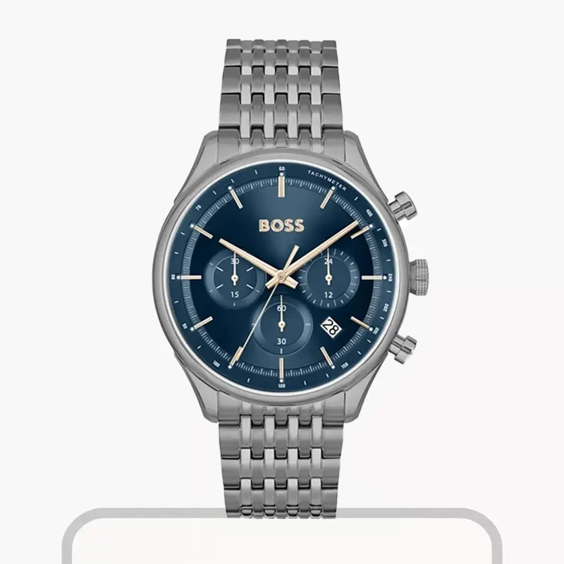 Hugo Boss Gregor Chronograph Blue Dial Quartz Men's Watch- 1514083